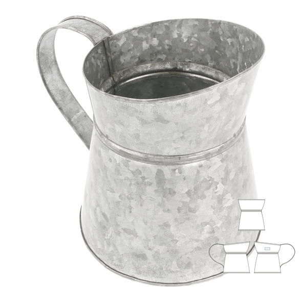 Galvanized Steel Jar